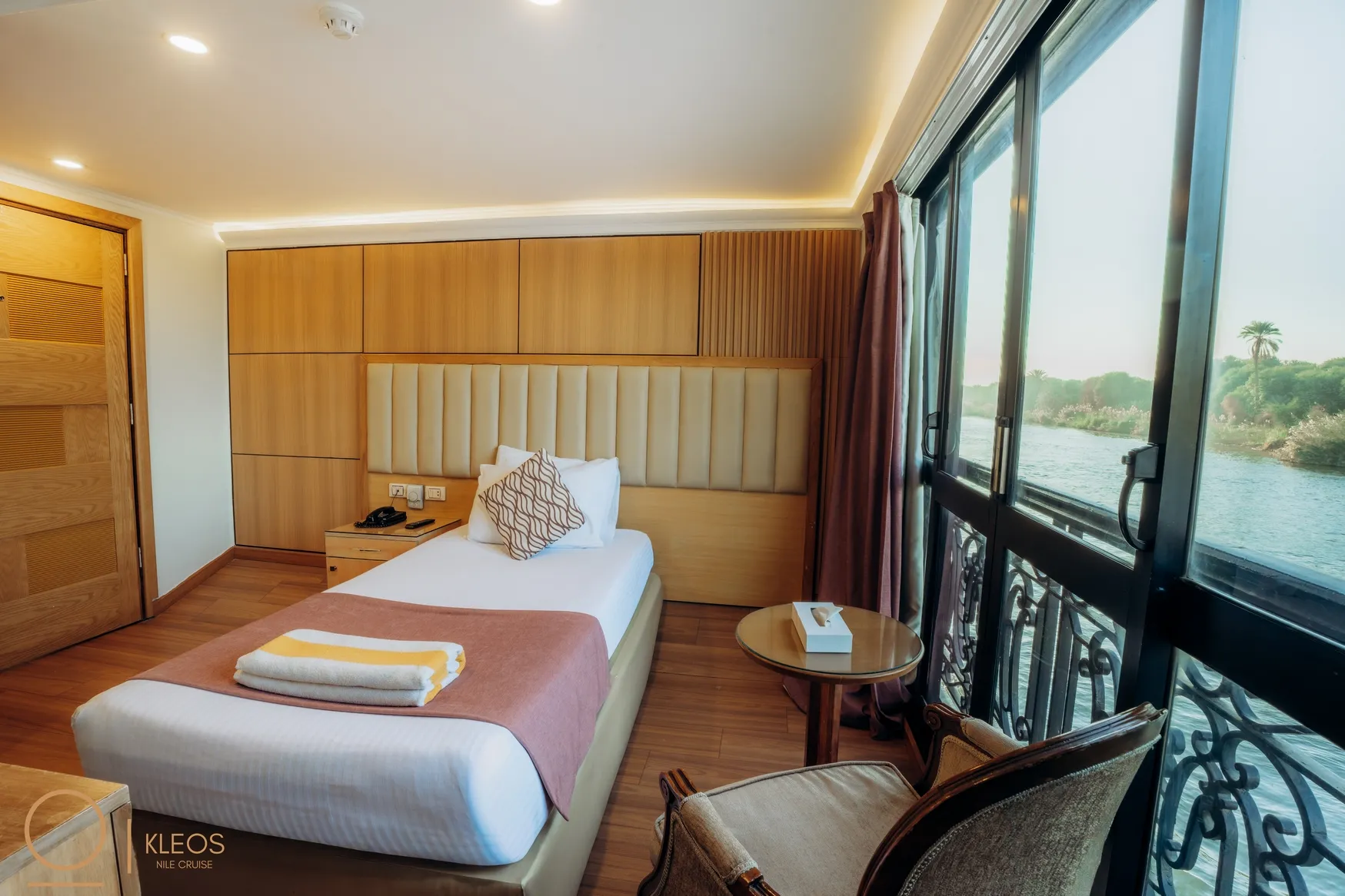 Lounge aboard the MS Kleos Nile Cruise Nile cruise